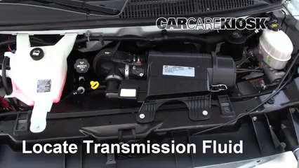 2017 GMC Savana 2500 4.8L V8 FlexFuel Extended Cargo Van Líquido de transmisión Controlar nivel de líquido